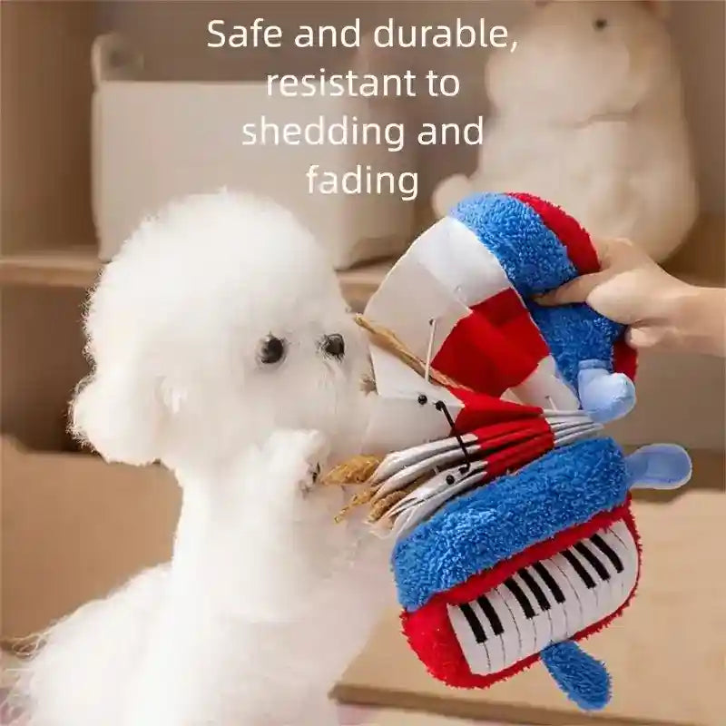 犬と猫のためのインタラクティブアコーディオンおもちゃ