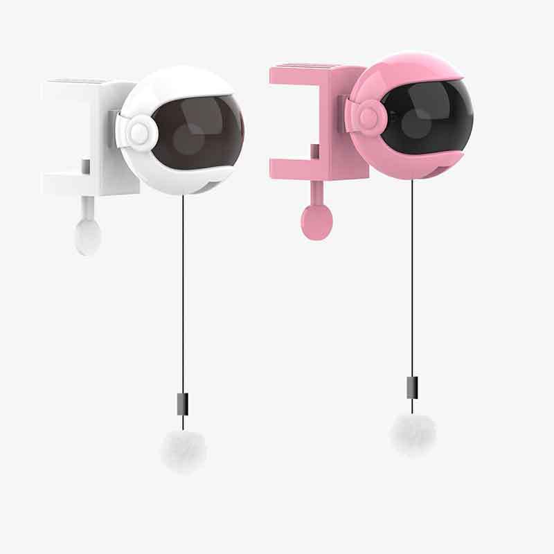 Gioco Interattivo per Gatti con Pallina Pon Pon Elastica