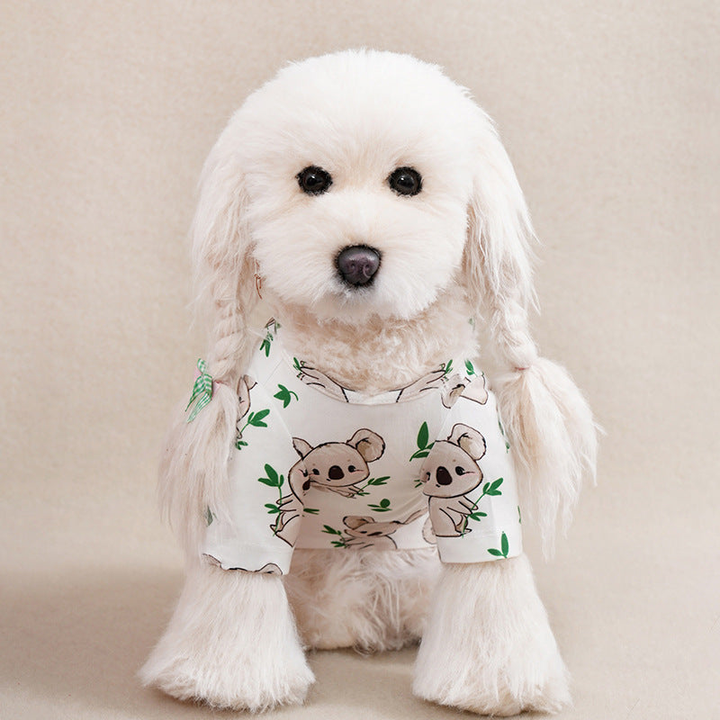 MAGLIETTA COLORATA PER CANI TAGLIE PICCOLE E MEDIE | FANTASIE CUPCAKE, KOALA, DINOSAURI... - Dog Moda