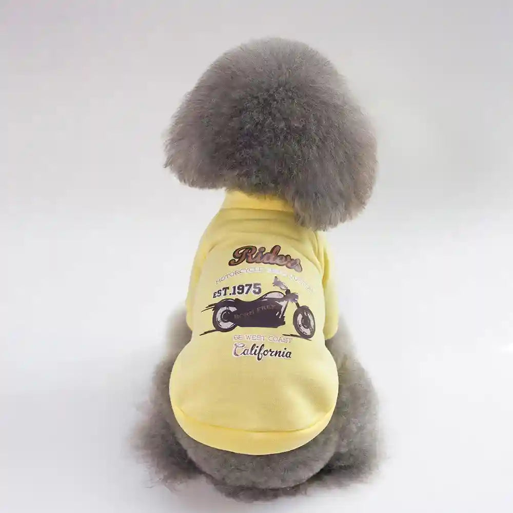 Felpa Pile Cani con Stampe - Cappuccio e Design Trendy by Dog Moda
