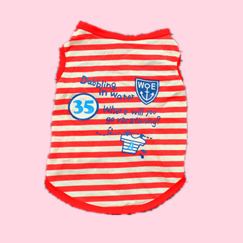 T-Shirt mit Hund und Zwergspitz „Happy Sailor“