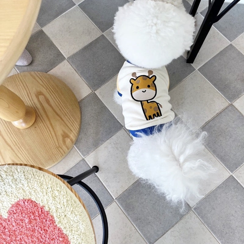 Maglia "Wild Pals" per Cani - Un Mondo di Amici sul Dorso - Dog Moda