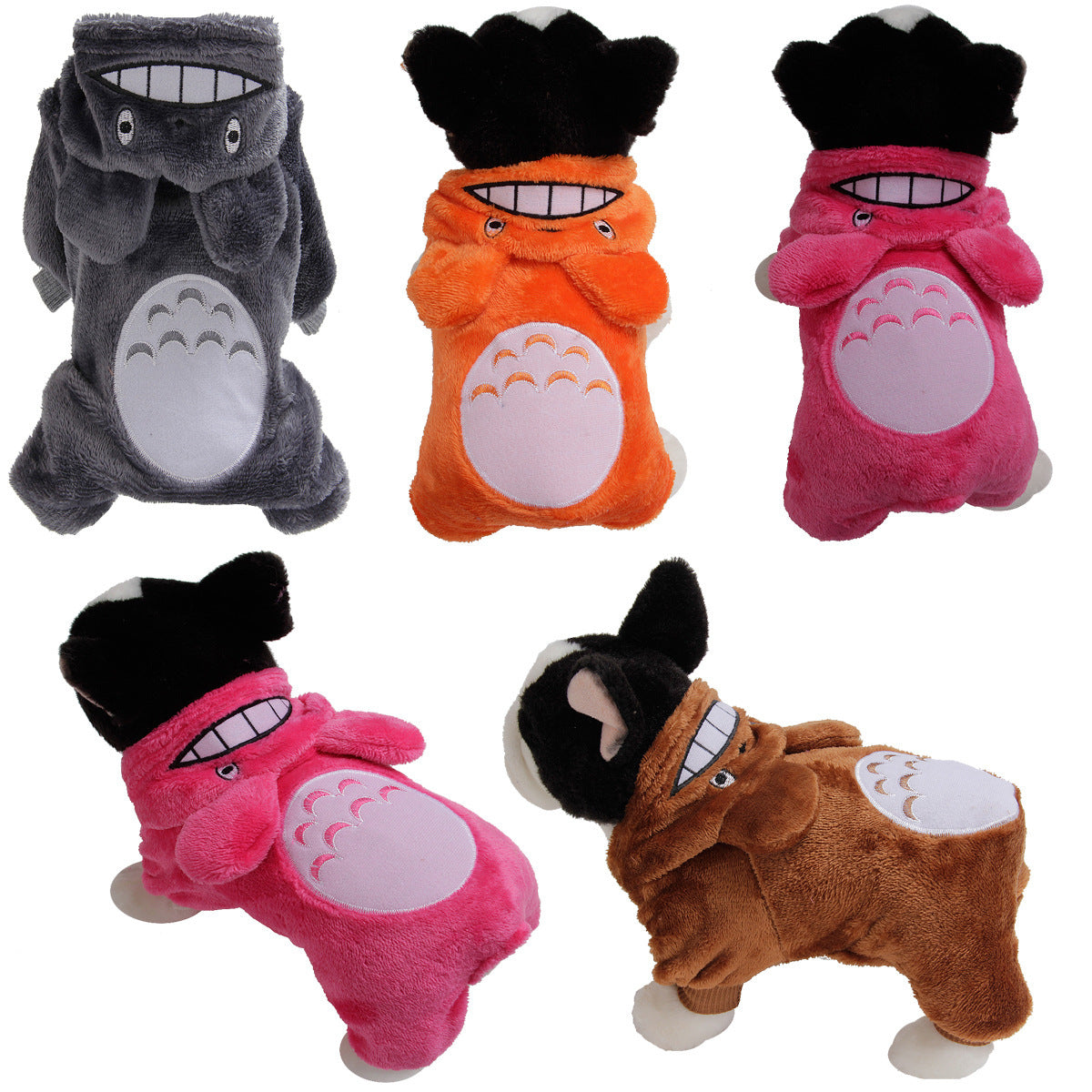Fleece Dog Onesie – Hamtaro and Pikachu Patterns