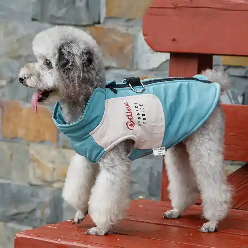 Abrigo acolchado Royal para perros con cremallera - Impermeable