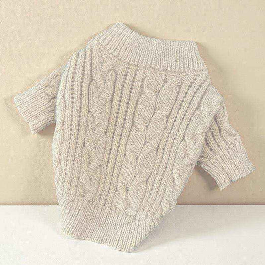 Maglione Cane Gatto Treccia - Caldo Inverno Morbido by Dog Moda