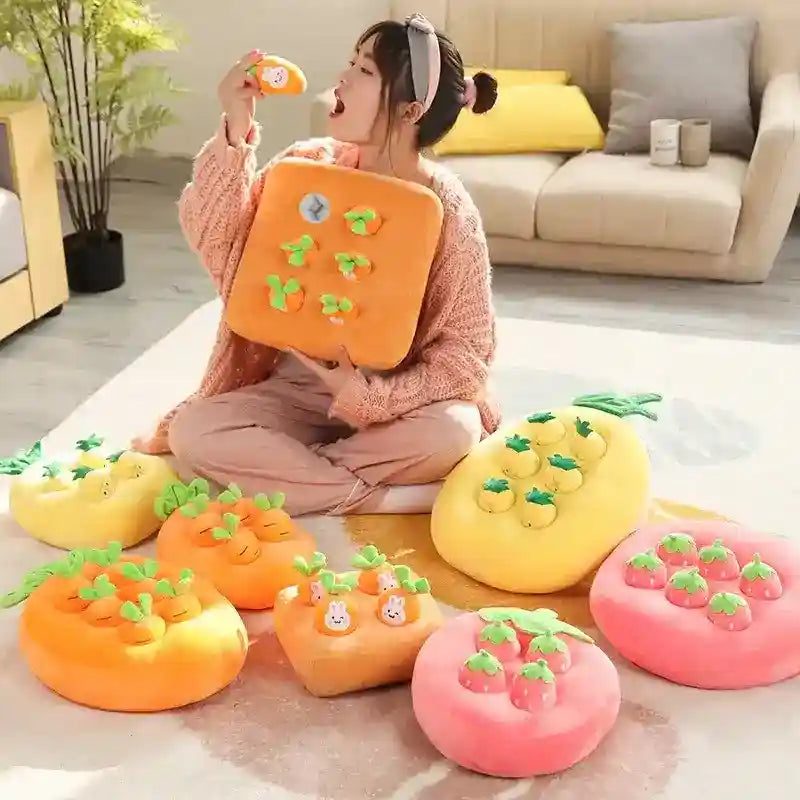 Gioco Peluche Cani Gatti Nascondi Snack Frutta Verdura by Dog Moda