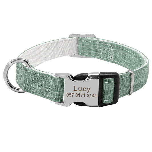 Collare Personalizzato Cani - Incisione Nome e Numero by Dog Moda