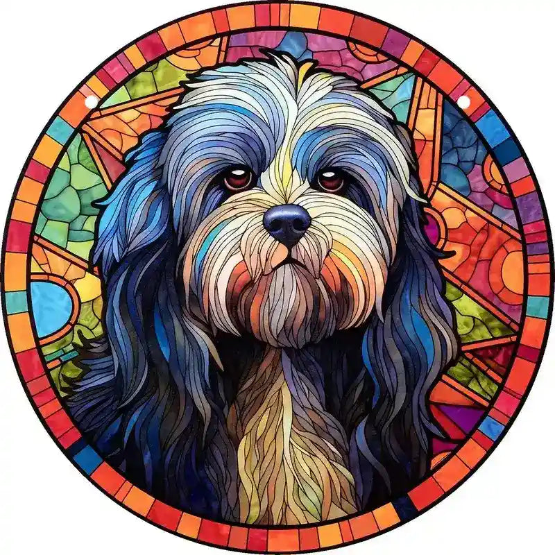 Pendaglio Cani Colorato con Catenella - Diverse Razze by Dog Moda