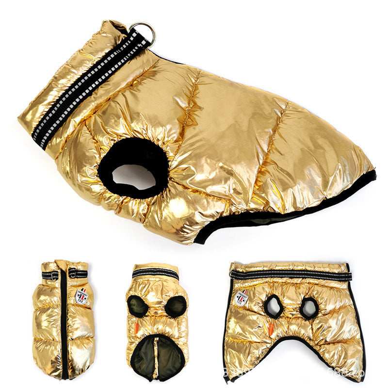 Cappottino Smanicato "Dresspet" per Cani – Anello Pettorina e Chiusura sul Dorso