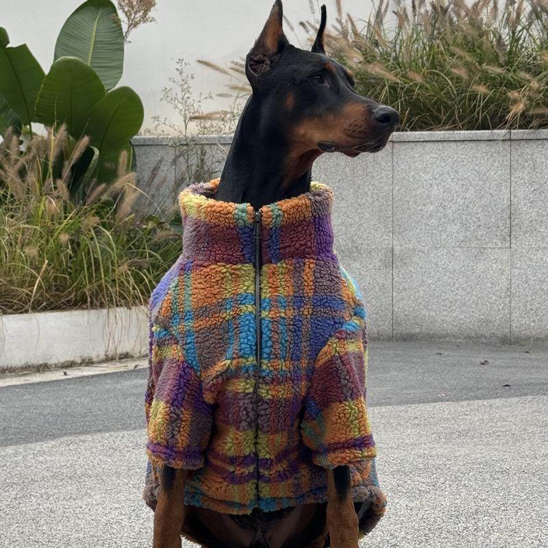 Sudadera para Perro de Forro Polar de Borrego Colorido Forro Cálido Instagram