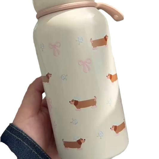 Borraccia Termica Bassotto 400ml in Acciaio Inox 304