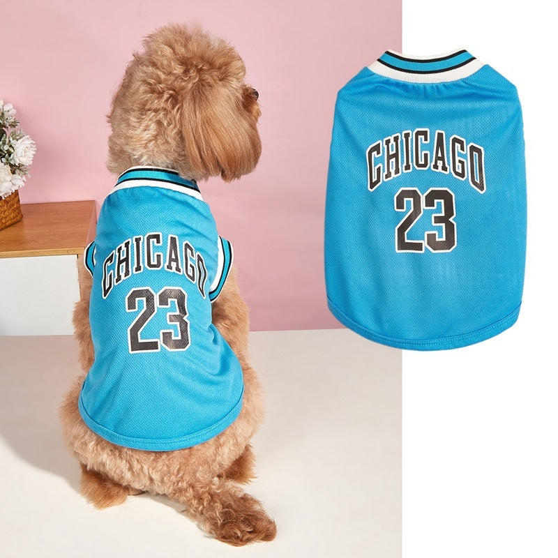 Maglia Basket Cani Chicago 23 Smanicata Traspirante