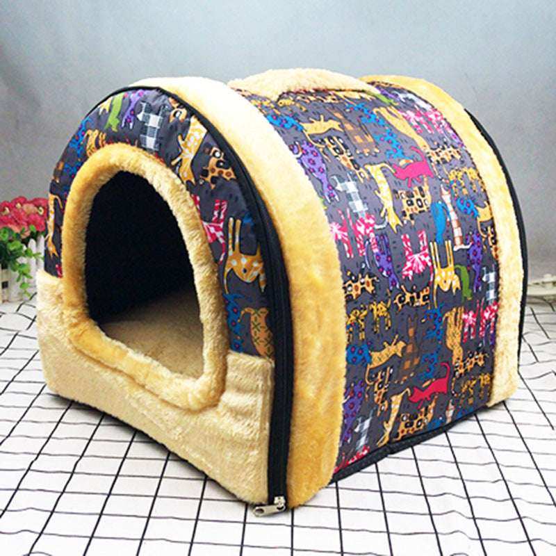 Cuccia Pieghevole per Cani e Gatti - Morbido Nido