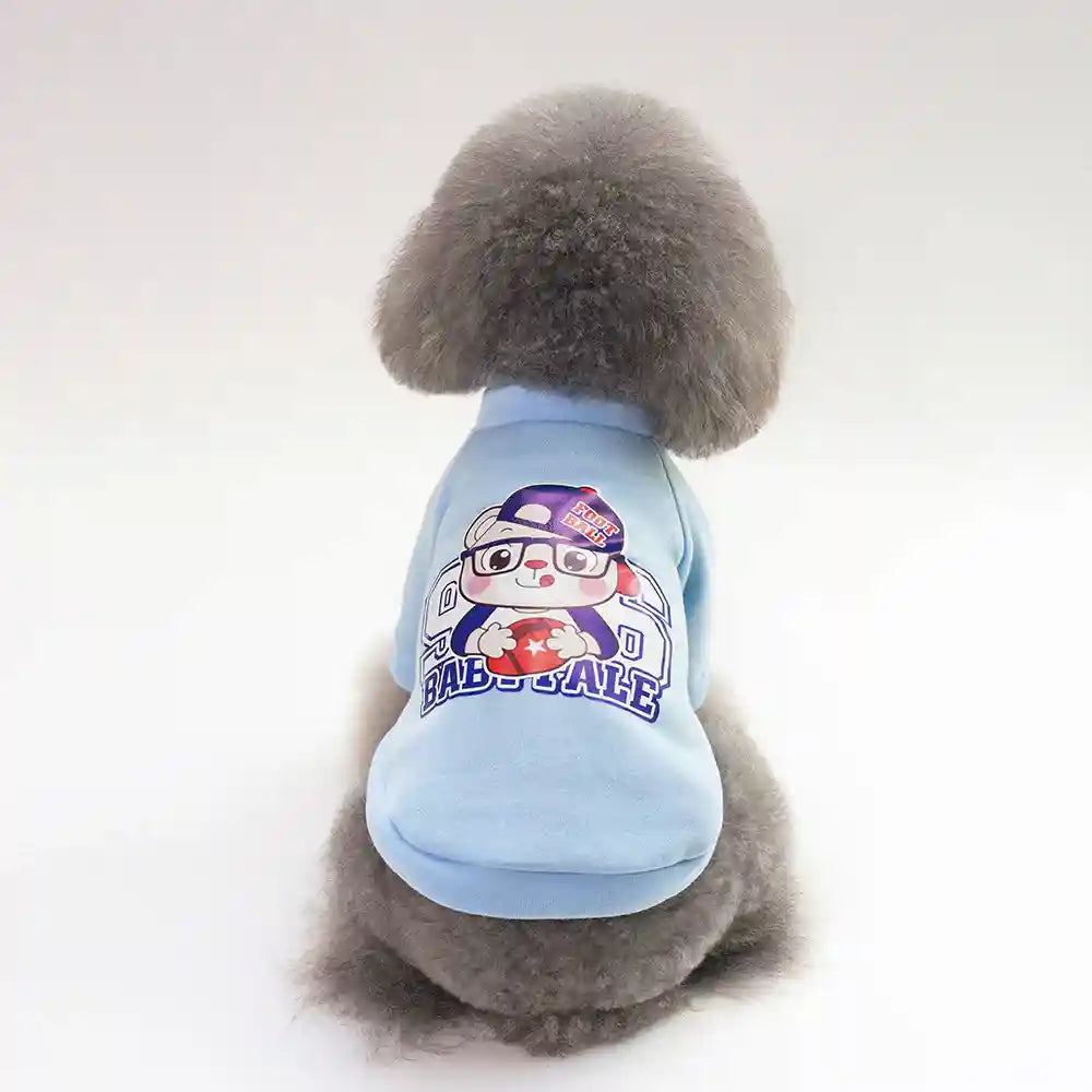 Felpa Pile Cani con Stampe - Cappuccio e Design Trendy by Dog Moda
