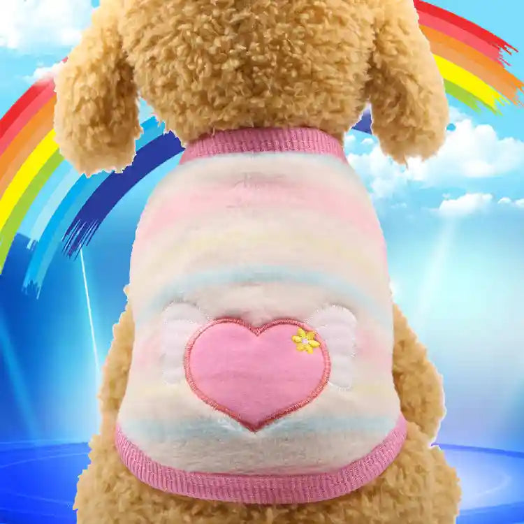 Maglia Pile Smanicata per Cani - Fantasie Divertenti by Dog Moda