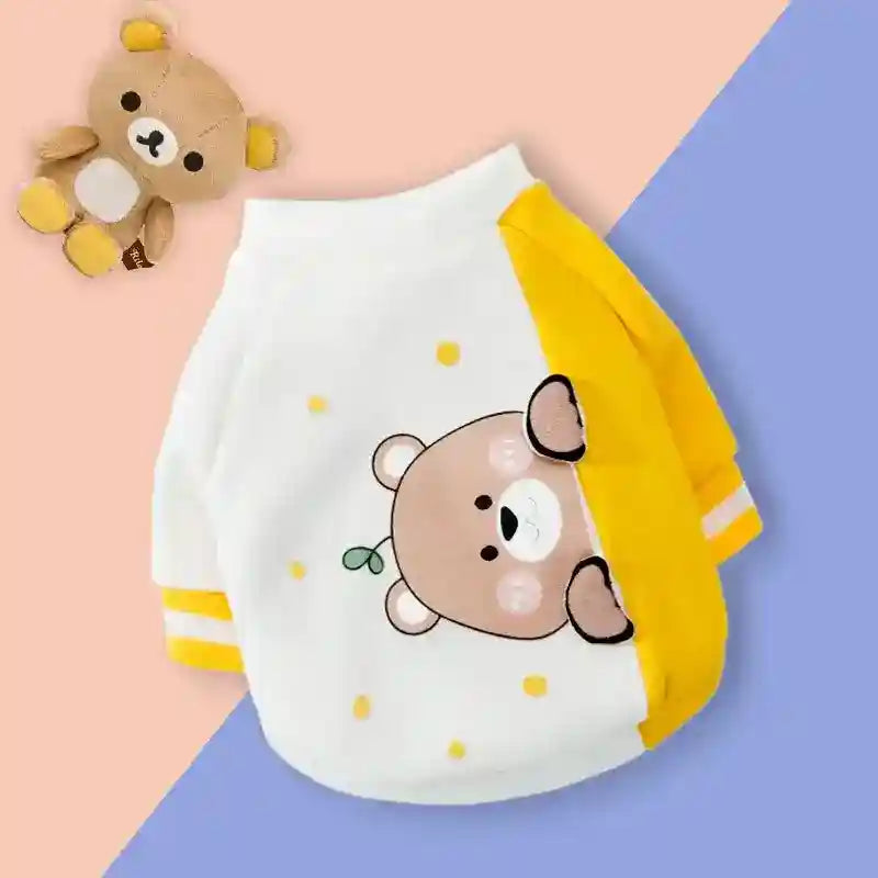 Maglia Orsetto per Cani e Gatti | Maglione in Pile Morbido by Dog Moda