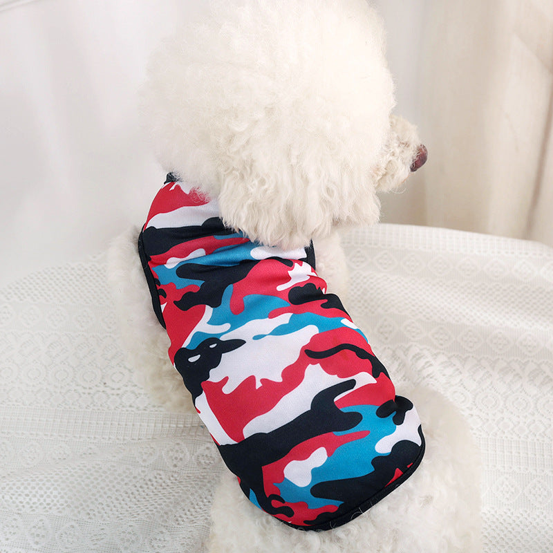 Maglia per Cani Camouflage - New Camouflage Vest Dog Clothes