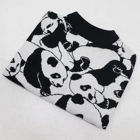 Maglione per Cani Panda - Caldo in Lana Morbida by Dog Moda