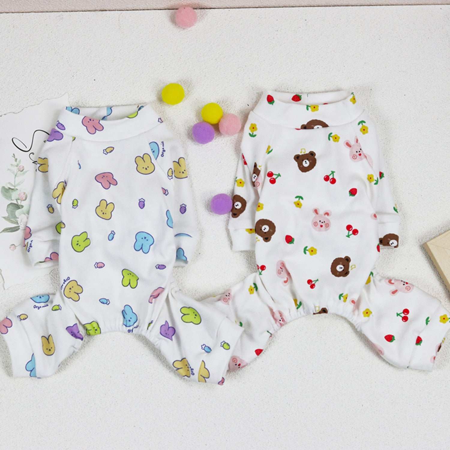 Maltese Dog Pajamas "Honey" - Comfort and Style for Four-Legged Dogs 