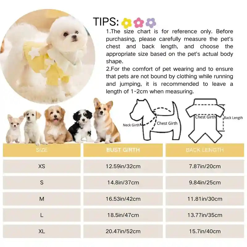 Suéter para Perros con Estrellas - Caliente y Suave
