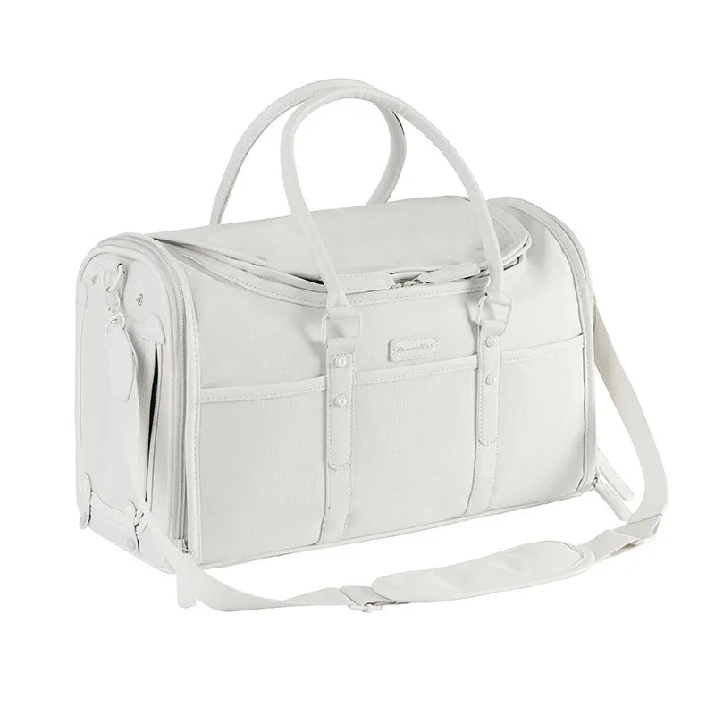 Luxe Opvouwbare Draagtas Honden Katten | Kunstleer "Dorothy"