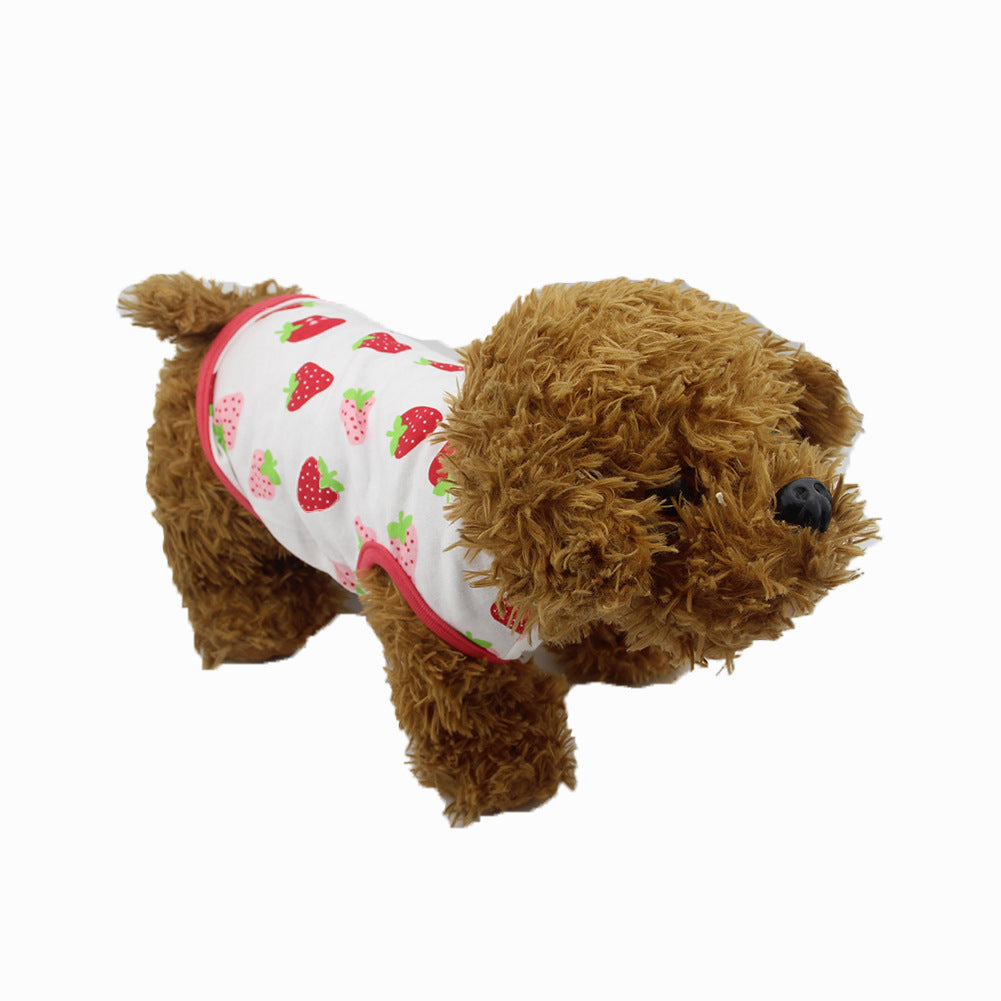 Maglietta in Cotone Smanicata per Cani – Fantasie Divertenti e Colorate - Dog Moda