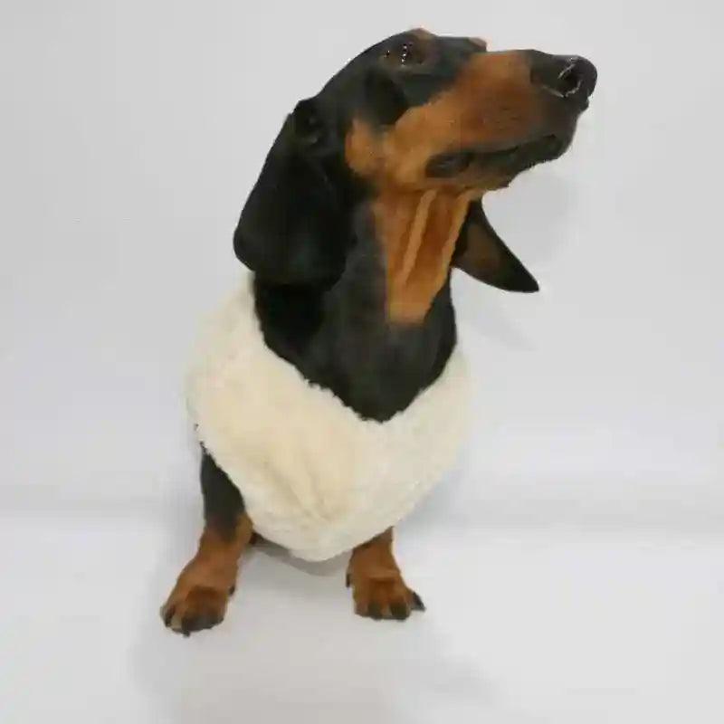 Gilet in pile maculato per cani piccoli – Modello Mucca by Dog Moda