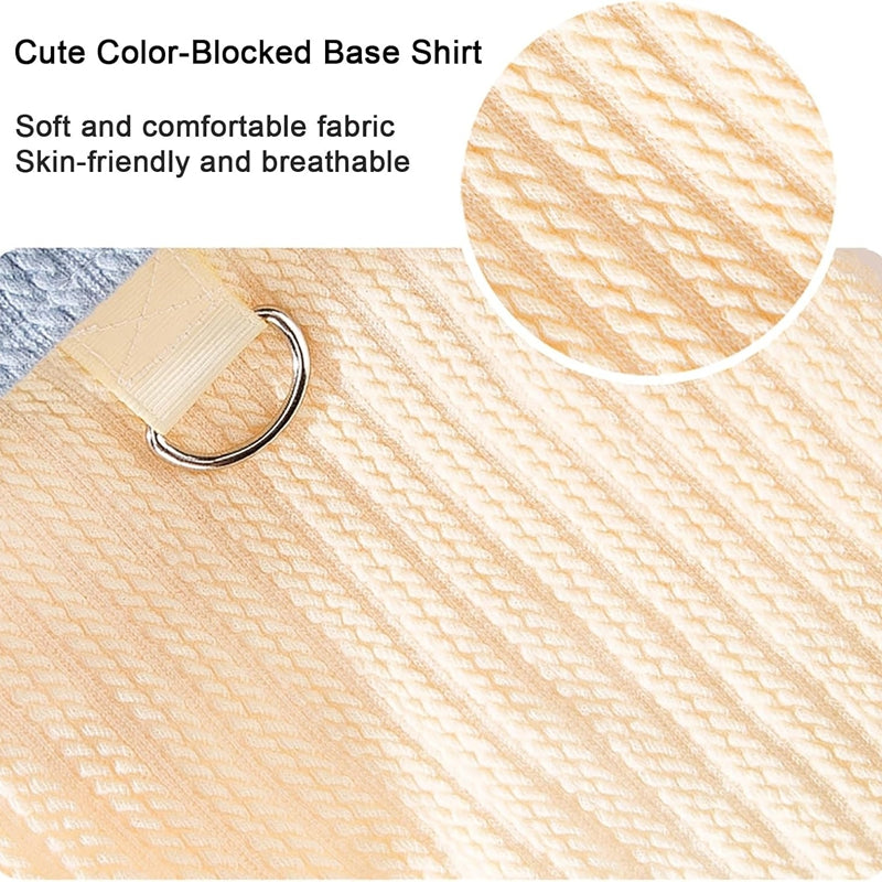 Warm Breathable Dog Sweater - Apricot