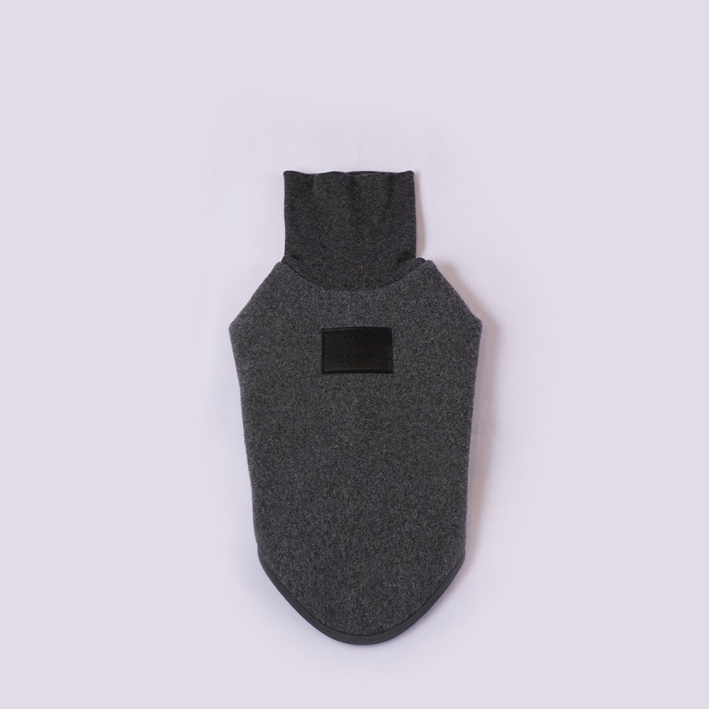 Pinscher Sweatshirt in Grey Flannel Model "Milo" - Comfort and Style for Your Four-Legged Friend