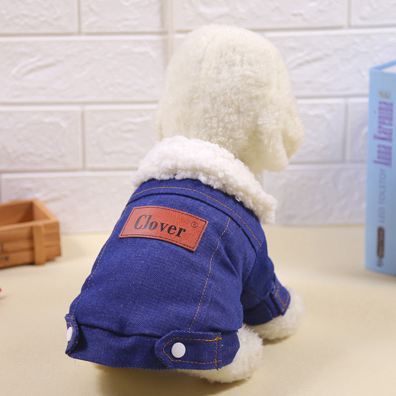 Cappotto Clover per Cani - Pile Sherpa e Velluto by Dog Moda