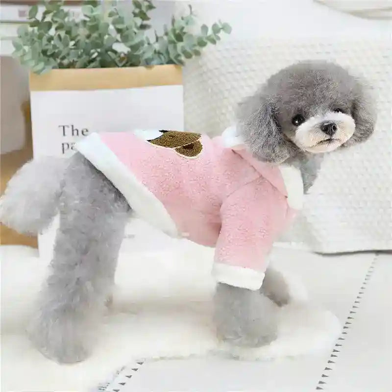 Cappottino Orsetto per Cani con Cappuccio e Orecchie by Dog Moda