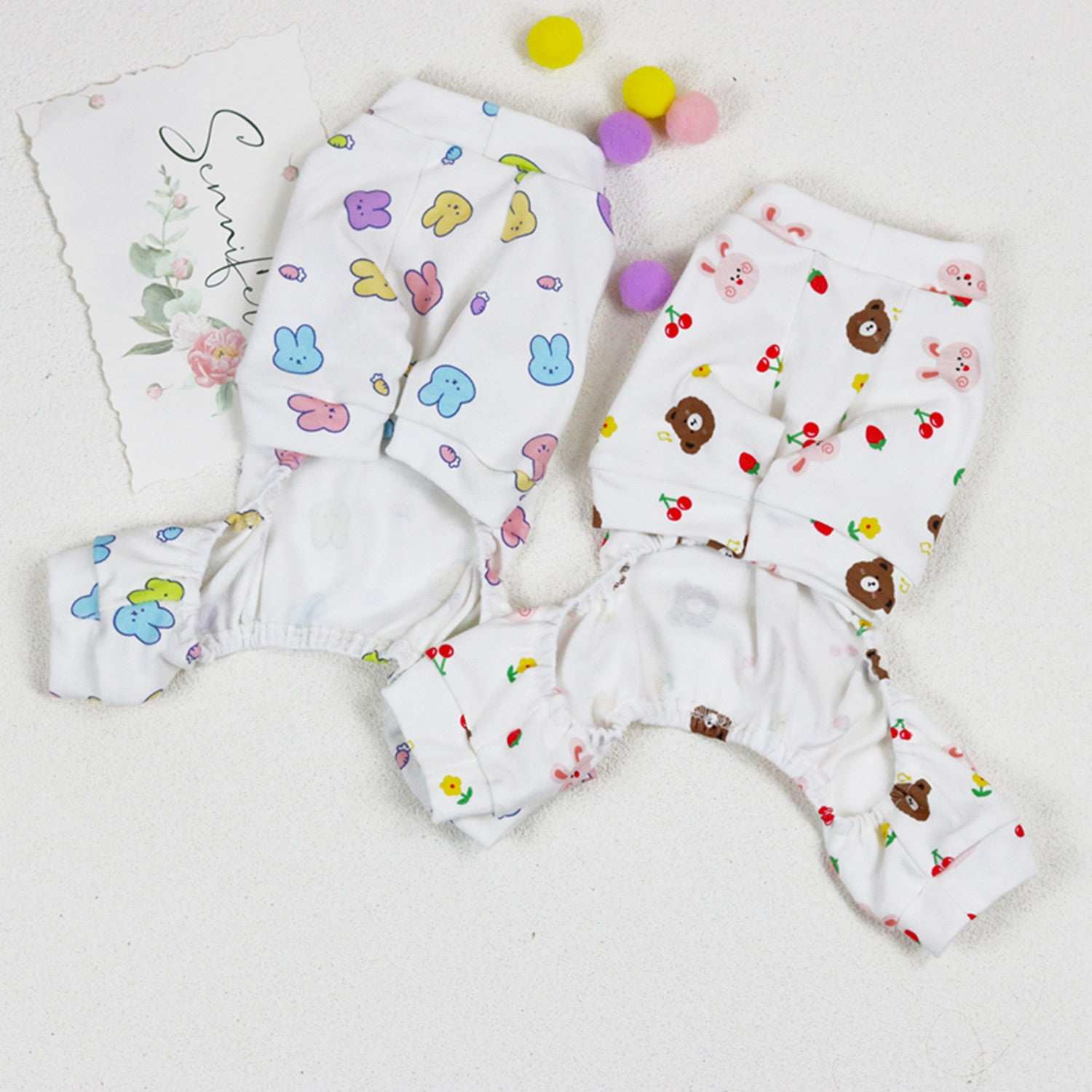 Maltese Dog Pajamas "Honey" - Comfort and Style for Four-Legged Dogs 
