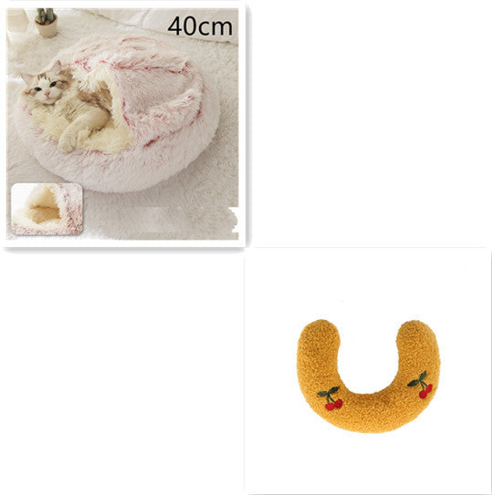 Cuccia Avvolgente "Comfort Ciambella" in Pile con Copertina - Dog Moda