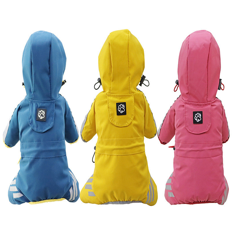Dog Raincoat and Maltese with Breathable Hood "Cloudy"