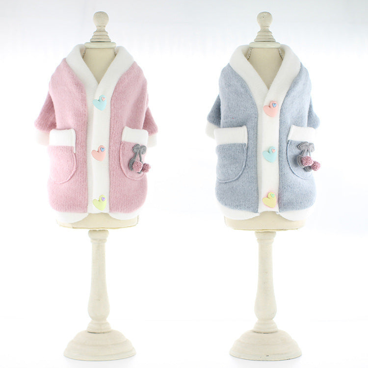 Chihuahua Coat "Berry" - Warm, Soft and Super Chic! ✨