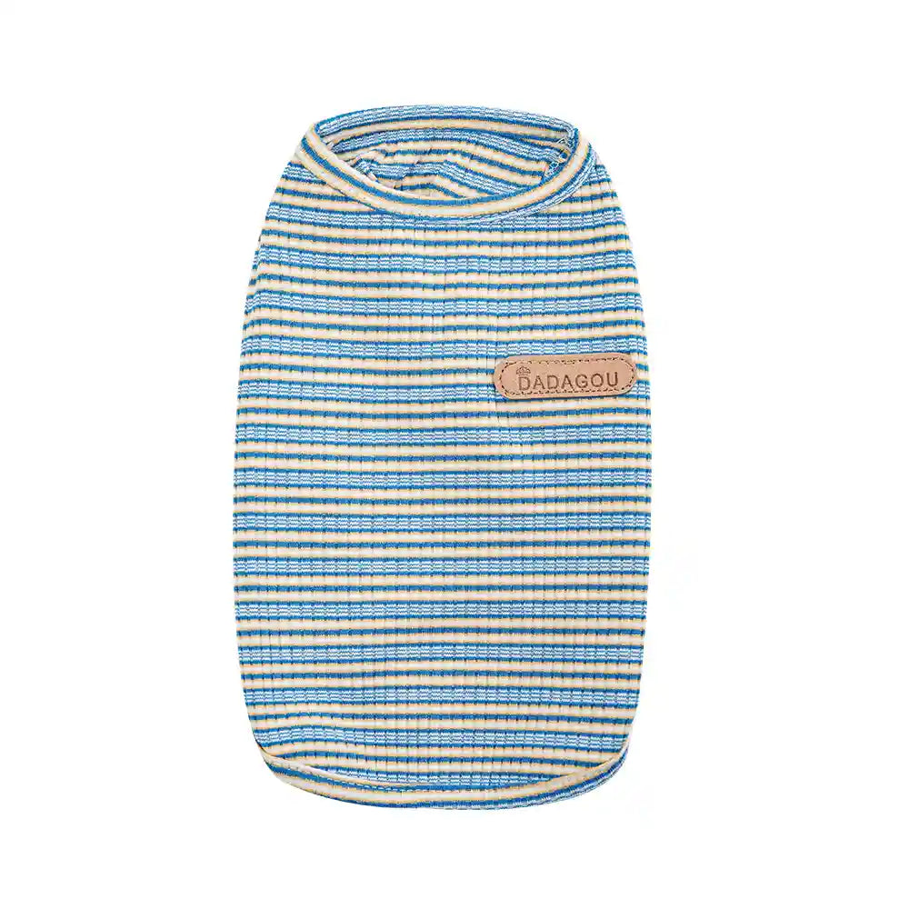 ダダゴウ犬用ストライプシャツ - 涼しく通気性抜群