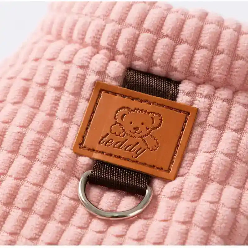 Abrigo Dorothy Rosa para Perros - Acolchado y Caliente