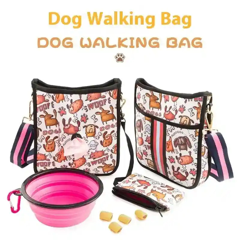 Borsa Porta Snack per Cani con Tasca Sacchetti Igienici by Dog Moda