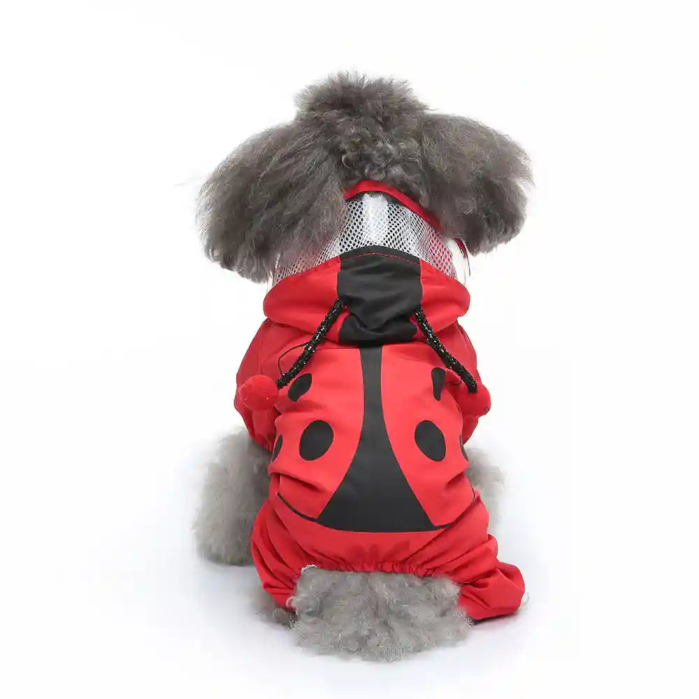 Impermeabile Cani con Pettorina e Cappuccio Integrati by Dog Moda