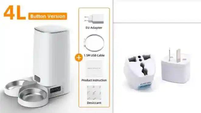 Distributore Automatico Cibo Cani Gatti 4L WiFi by Dog Moda