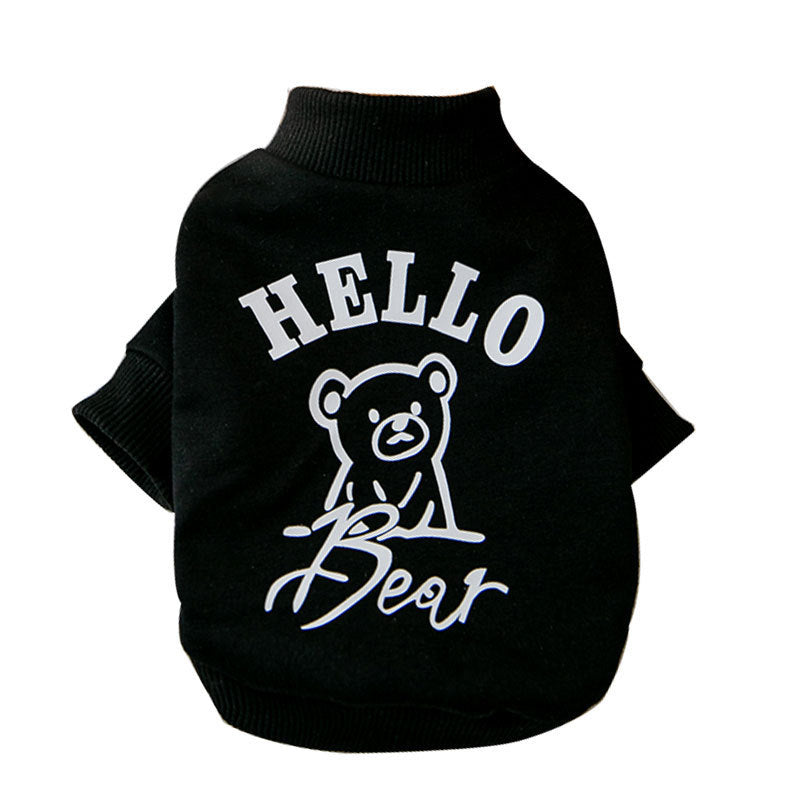 Dog Hoodie "Hello Bear!" - Style and comfort for your four-legged friend