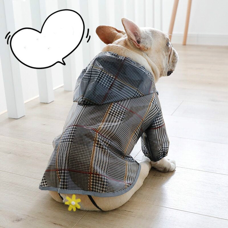"Scottish" Dog Raincoat - Elegance and Protection for Your Four-Legged Friend