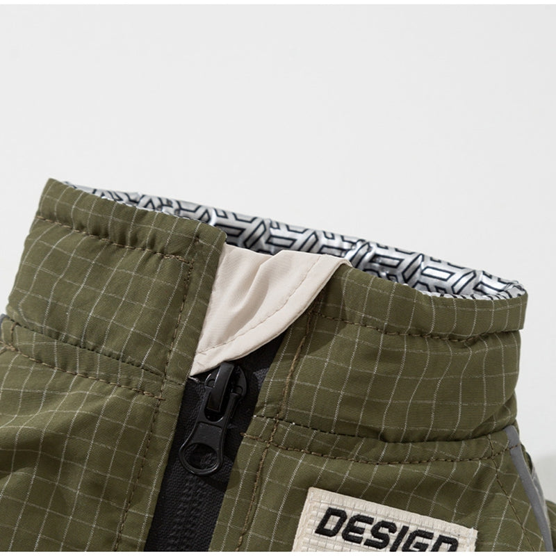 Cappotto Design Impermeabile Cani - Taschina e Coulisse