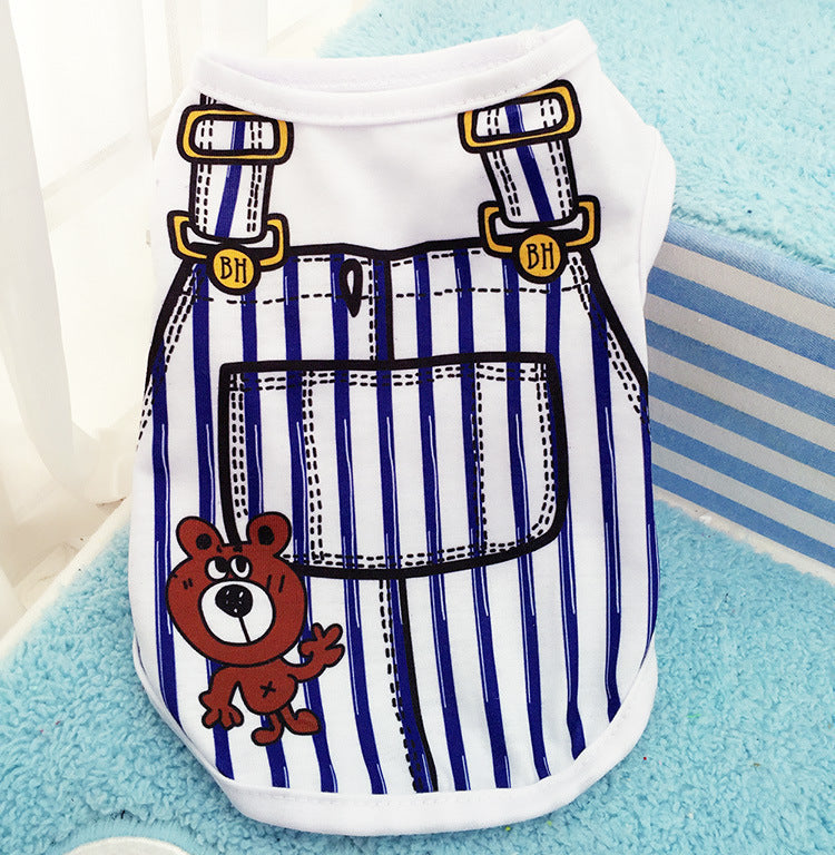 "Little Teddy" Sleeveless Dog Shirt