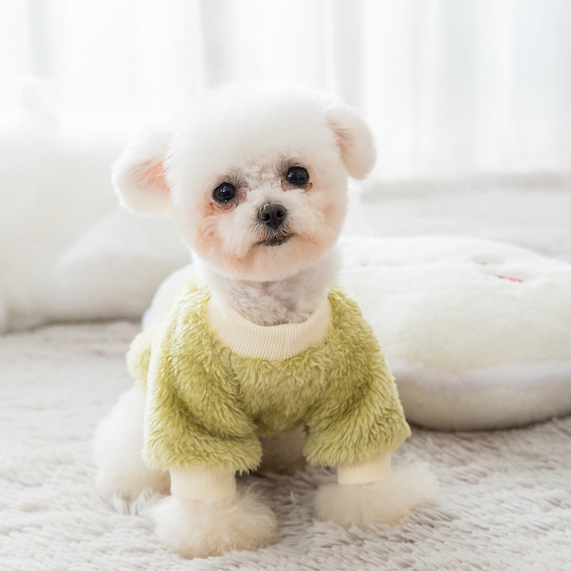 Maglione pile per cani "Bubble Bobble" – Comfort e stile per l'inverno