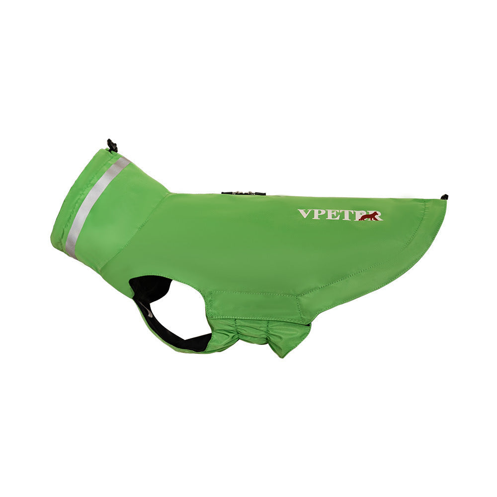 Impermeabile smanicato riflettente per cani Vpeter – S a 3XL