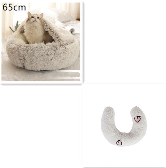 Cuccia Avvolgente "Comfort Ciambella" in Pile con Copertina - Dog Moda