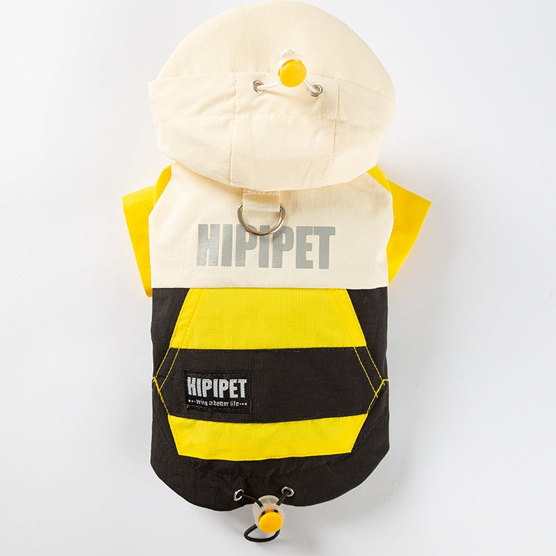 HIPIPET Raincoat with Hood and Visor for Dogs