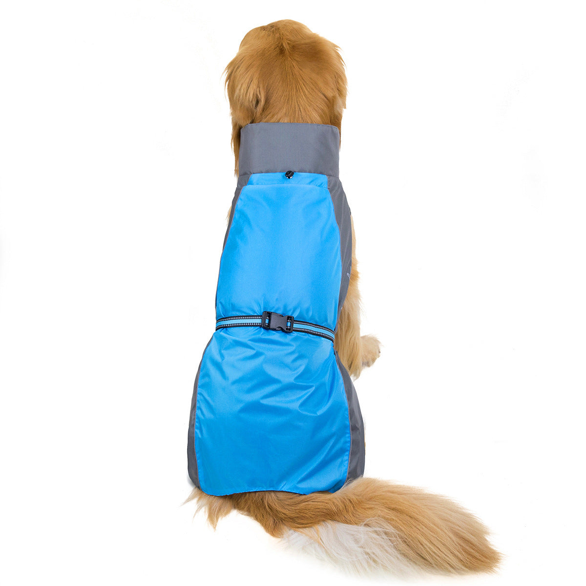 Raincoat for large dogs "Kalm Husky" with safe closure
