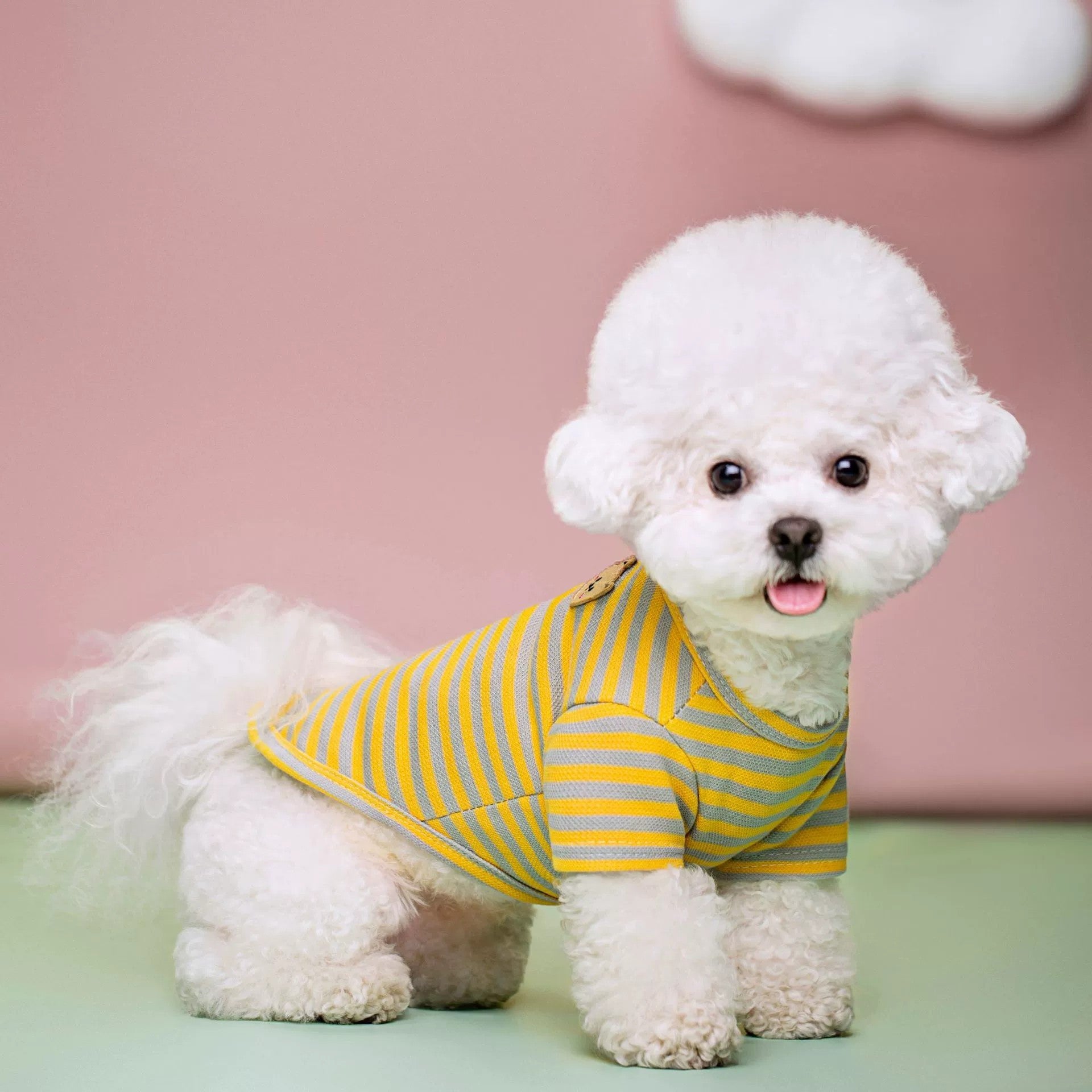 Stile a Righe: Magliettina Chic per Cani di Piccola Taglia - Dog Moda